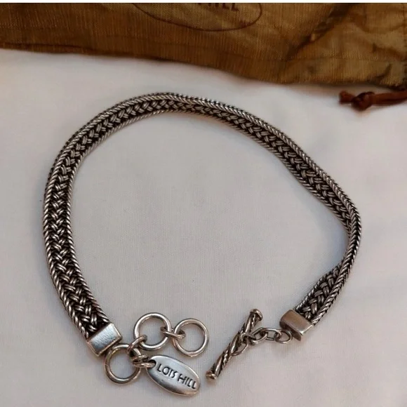 Anklet Lois Hill Sterling Silver Woven - Picture 8 of 8